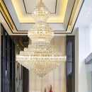 GobekUsa Crystal Chandelier: Luxury High School High-End Living Room Light Fixture