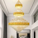 GobekUsa Crystal Chandelier: Luxury High School High-End Living Room Light Fixture