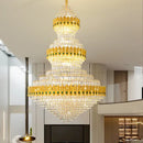GobekUsa Crystal Chandelier: Luxury High School High-End Living Room Light Fixture