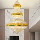 GobekUsa Crystal Chandelier: Luxury High School High-End Living Room Light Fixture