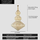 GobekUsa Crystal Chandelier: Luxury High School High-End Living Room Light Fixture