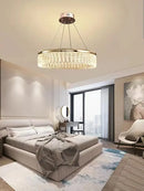GobekUsa Crystal Chandelier Luxury LED Lighting for Living Dining Kitchen Bedroom