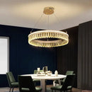 GobekUsa Crystal Chandelier Luxury LED Lighting for Living Dining Kitchen Bedroom