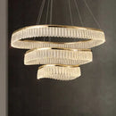 GobekUsa Crystal Chandelier Luxury LED Lighting for Living Dining Kitchen Bedroom