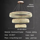 GobekUsa Crystal Chandelier Luxury LED Lighting for Living Dining Kitchen Bedroom