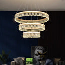 GobekUsa Crystal Chandelier Luxury LED Lighting for Living Dining Kitchen Bedroom