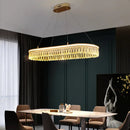 GobekUsa Crystal Chandelier Luxury LED Lighting for Living Dining Kitchen Bedroom