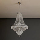 GobekUsa Crystal Chandelier: Luxury LED Pendant Light for Living Room, Hotel Lobby, Villa, Staircase.