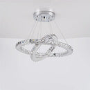 GobekUsa Crystal Chandelier: Luxury LED Pendant Lighting for Living & Dining Room