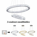 GobekUsa Crystal Chandelier: Luxury LED Pendant Lighting for Living & Dining Room