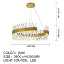 GobekUsa Crystal Chandelier: Luxury LED Pendant Lighting for Hotel, Lobby, Living Room