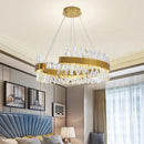 GobekUsa Crystal Chandelier: Luxury LED Pendant Lighting for Hotel, Lobby, Living Room