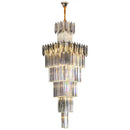 GobekUsa Crystal Chandelier: Luxury Lighting for Living Room, Villa, Exhibition Hall