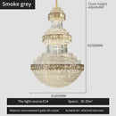 GobekUsa Crystal Chandelier: Luxury Lighting for Villa, Hotel, Office & Exhibitions