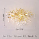 GobekUsa Crystal Chandelier: Luxury Living Decor Lighting Fixture