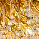 GobekUsa Crystal Chandelier: Luxury Living Decor Lighting Fixture