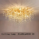 GobekUsa Crystal Chandelier: Luxury Living Decor Lighting Fixture