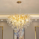 GobekUsa Crystal Chandelier: Luxury Living Decor Lighting Fixture