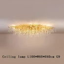 GobekUsa Crystal Chandelier: Luxury Living Decor Lighting Fixture
