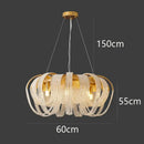GobekUsa Crystal Chandelier: Luxury Living Room and Bedroom Pendant Light Fixture