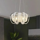 GobekUsa Crystal Chandelier: Luxury Living Room and Bedroom Pendant Light Fixture