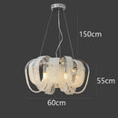GobekUsa Crystal Chandelier: Luxury Living Room and Bedroom Pendant Light Fixture
