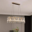 GobekUsa Crystal Chandelier: Luxury Living Room & Bedroom Pendant Light | Elegant Ceiling Lamp