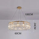 GobekUsa Crystal Chandelier: Luxury Living Room & Bedroom Pendant Light | Elegant Ceiling Lamp
