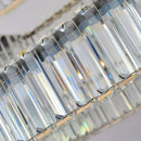 GobekUsa Crystal Chandelier: Luxury Living Room & Bedroom Pendant Light