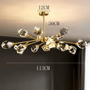 GobekUsa Crystal Chandelier: Luxury Living Room Dining Ceiling Light
