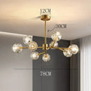 GobekUsa Crystal Chandelier: Luxury Living Room & Dining Room Ceiling Light