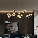 GobekUsa Crystal Chandelier: Luxury Living Room Dining Ceiling Light