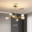 GobekUsa Crystal Chandelier: Luxury Living Room & Dining Room Ceiling Light