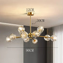 GobekUsa Crystal Chandelier: Luxury Living Room & Dining Room Ceiling Light
