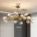 GobekUsa Crystal Chandelier: Luxury Living Room & Dining Room Ceiling Light