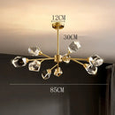 GobekUsa Crystal Chandelier: Luxury Living Room Dining Ceiling Light