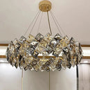 GobekUsa Crystal Chandelier | Luxury Living Room Dining Light | Modern Ceiling Lamp