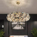GobekUsa Crystal Chandelier | Luxury Living Room Dining Light | Modern Ceiling Lamp
