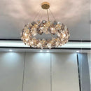 GobekUsa Crystal Chandelier | Luxury Living Room Dining Light | Modern Ceiling Lamp