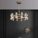 GobekUsa Crystal Chandelier: Luxury Living Room & Dining Room Pendant Light