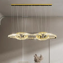 GobekUsa Crystal Chandelier: Luxury Living Room & Dining Room Pendant Light