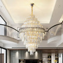 GobekUsa Crystal Chandelier: Luxury Living Room Lamp, Modern Design, Elegant Lighting Option