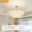 GobekUsa Crystal Chandelier: Luxury Living Room Lighting for Elegant Home Decor