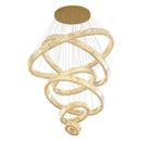 GobekUsa Crystal Chandelier: Luxury Living Room Pendant Light, Stair Lamp & Ceiling Lighting