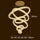 GobekUsa Crystal Chandelier: Luxury Living Room Pendant Light, Stair Lamp & Ceiling Lighting