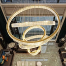 GobekUsa Crystal Chandelier: Luxury Living Room Pendant Light, Stair Lamp & Ceiling Lighting
