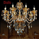 GobekUsa Crystal Chandelier: Luxury Modern Home Lighting Decoration Living Room Indoor Light