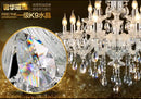 GobekUsa Crystal Chandelier: Luxury Modern Light Fixture for Living Room - Lustres de Cristal