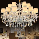 GobekUsa Crystal Chandelier: Luxury Modern Light Fixture for Living Room - Lustres de Cristal