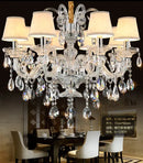 GobekUsa Crystal Chandelier: Luxury Modern Light Fixture for Living Room - Lustres de Cristal